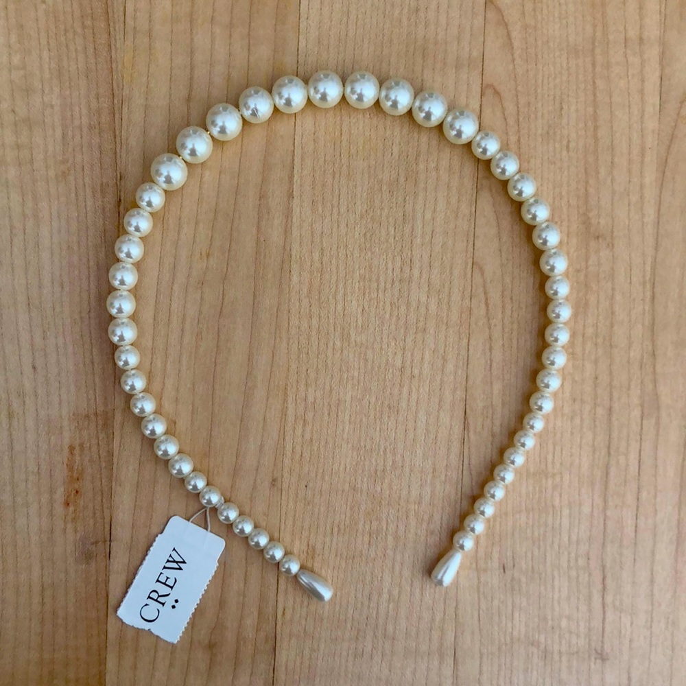 JCREW pearl headband